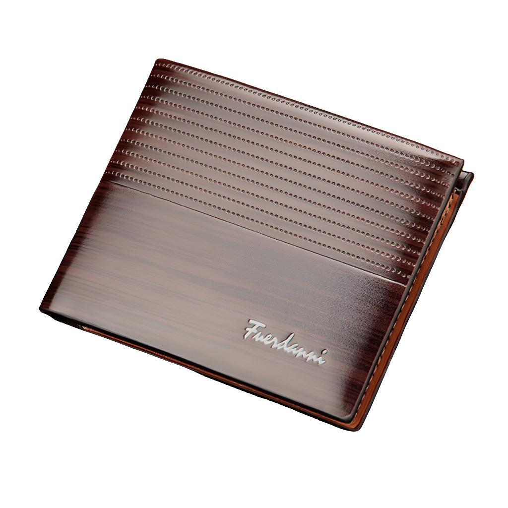 Carteira de couro slim Carbon -usedleon Usedleon