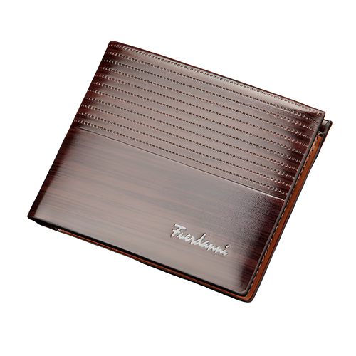 Carteira de couro slim Carbon -usedleon Usedleon