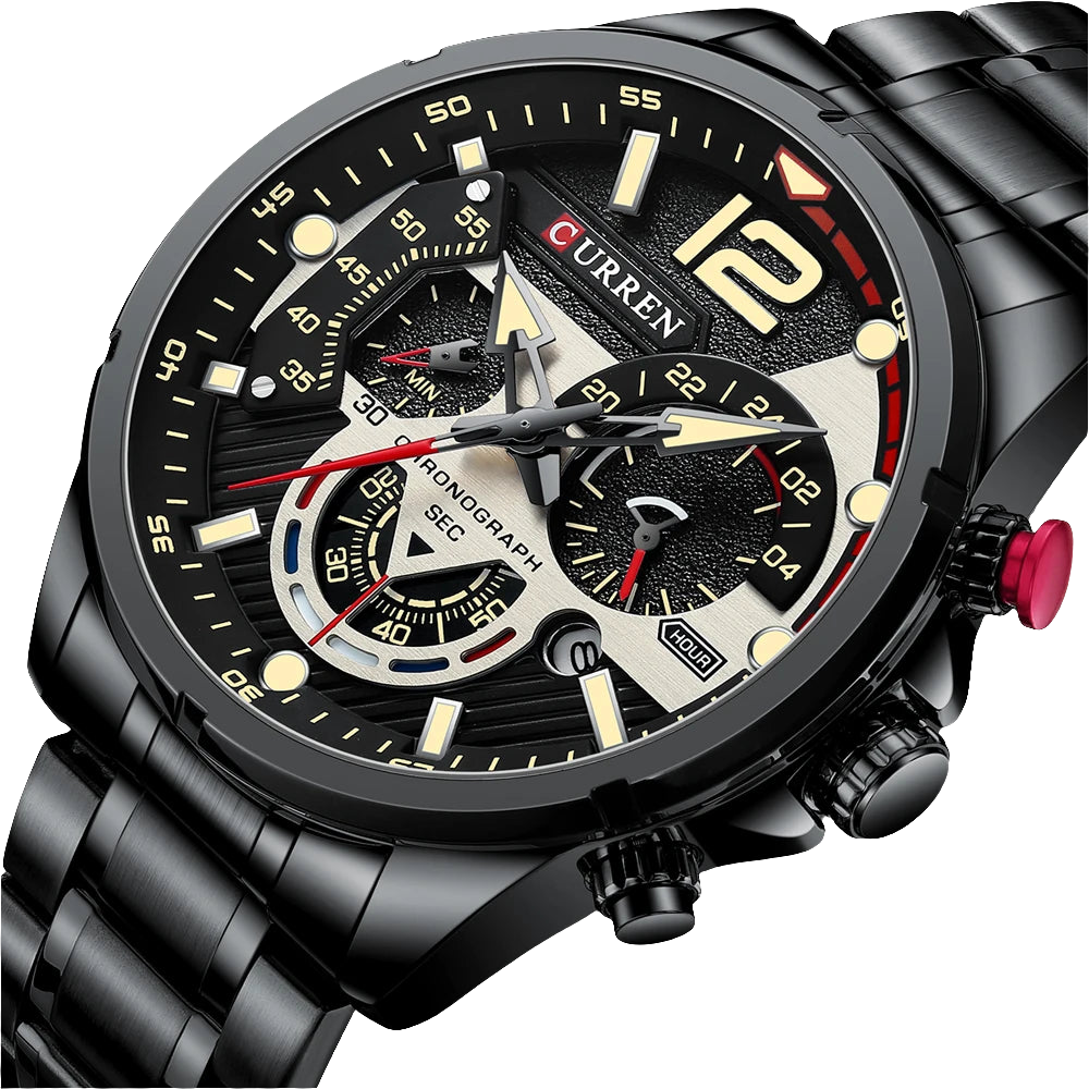 Relógio curren Chronograph- usedleon Usedleon