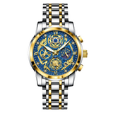 Preto-dourado-azul