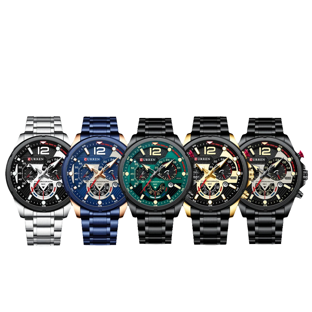 Relógio curren Chronograph- usedleon Usedleon
