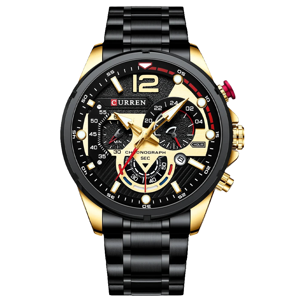 Relógio curren Chronograph- usedleon Usedleon
