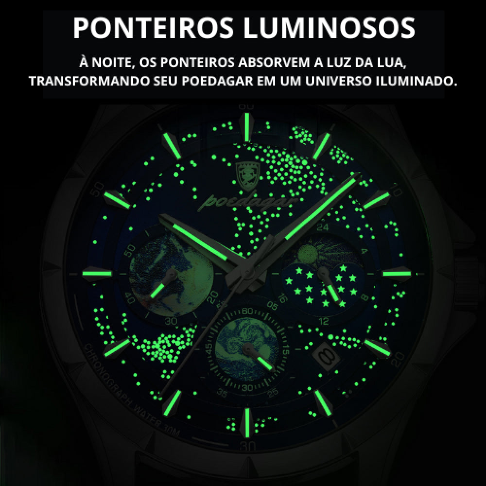 Relógio Poedagar Universo-usedleon Usedleon