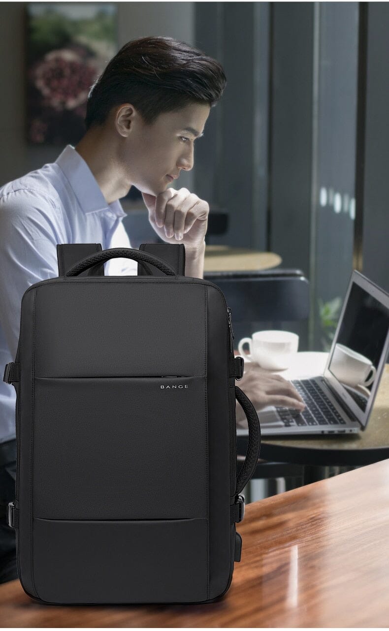 Mochila de Viagem Premiere - Notebook 17`, Expansível, Impermeável e Porta USB-usedleon Usedleon
