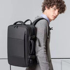 Mochila de Viagem Premiere - Notebook 17`, Expansível, Impermeável e Porta USB-usedleon Usedleon