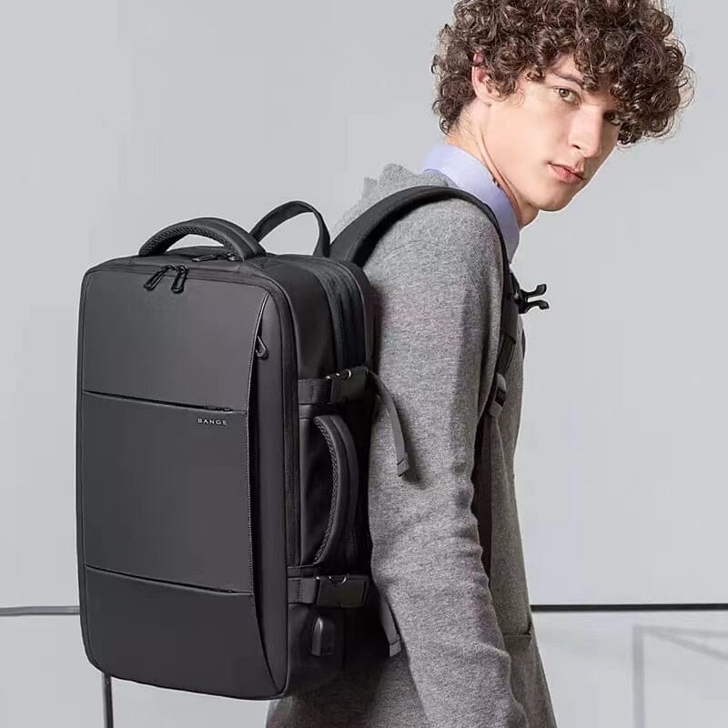 Mochila de Viagem Premiere - Notebook 17`, Expansível, Impermeável e Porta USB-usedleon Usedleon