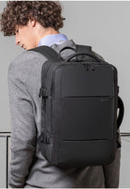 Mochila de Viagem Premiere - Notebook 17`, Expansível, Impermeável e Porta USB-usedleon Usedleon