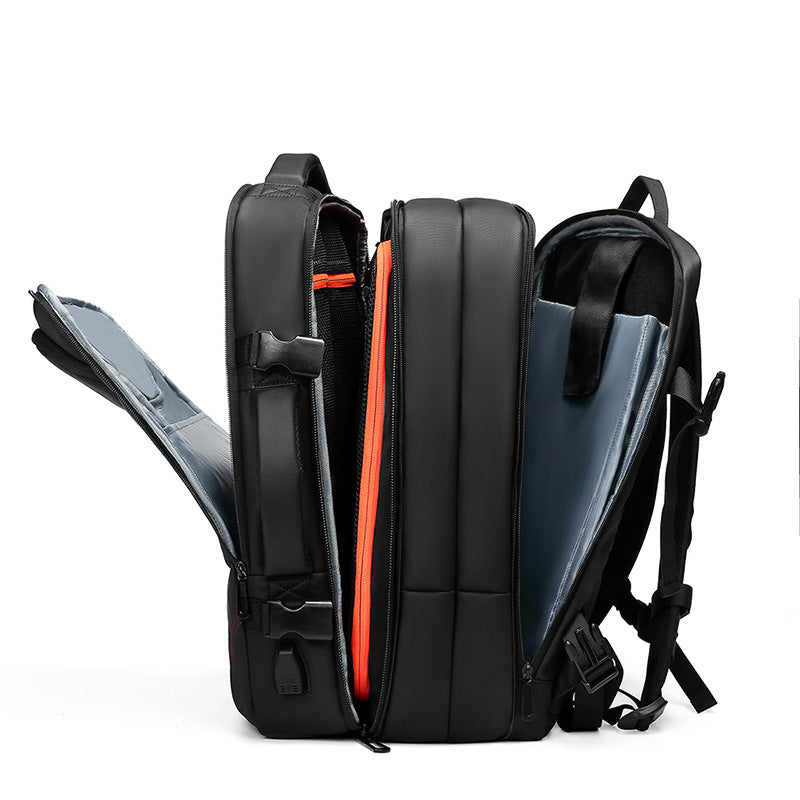 Bolsa de Viagem Masculina Casual à Prova d'Água com Carregamento USB Usedleon