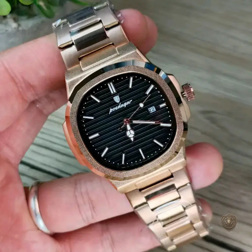 Relógio masculino Golden deluxe
