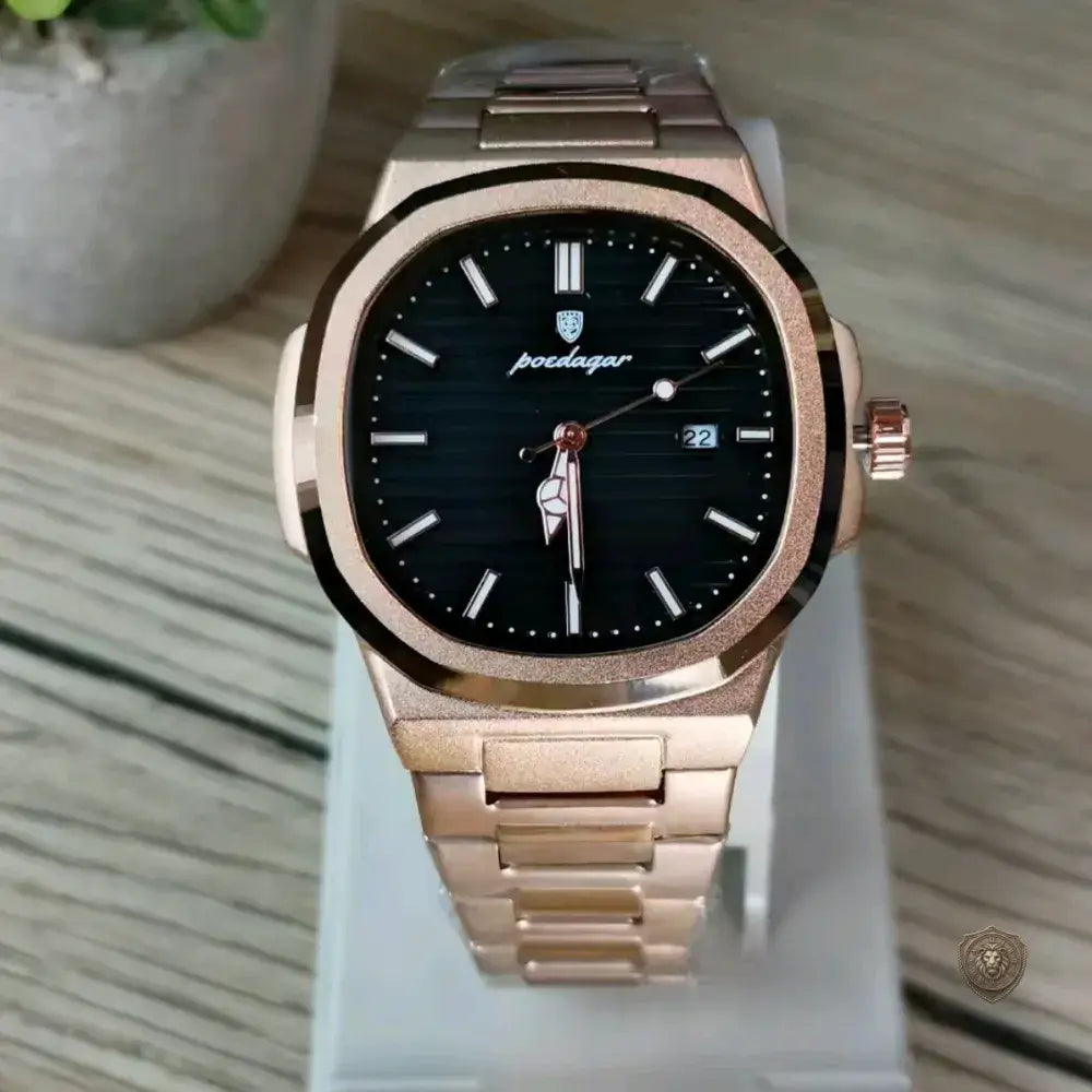 Relógio masculino Golden deluxe