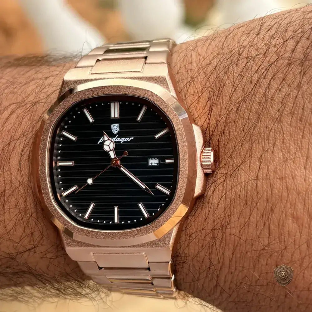 Relógio masculino Golden deluxe
