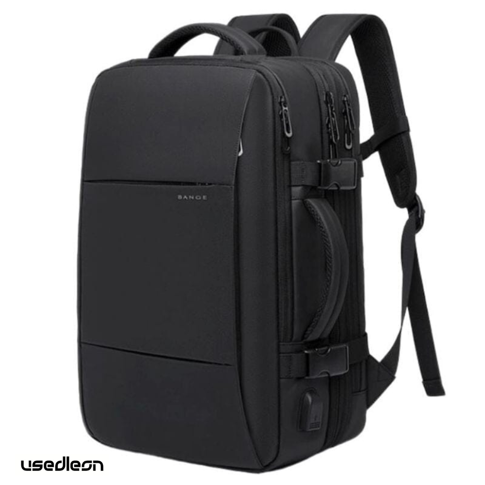 Mochila de Viagem Premiere - Notebook 17`, Expansível, Impermeável e Porta USB-usedleon Usedleon