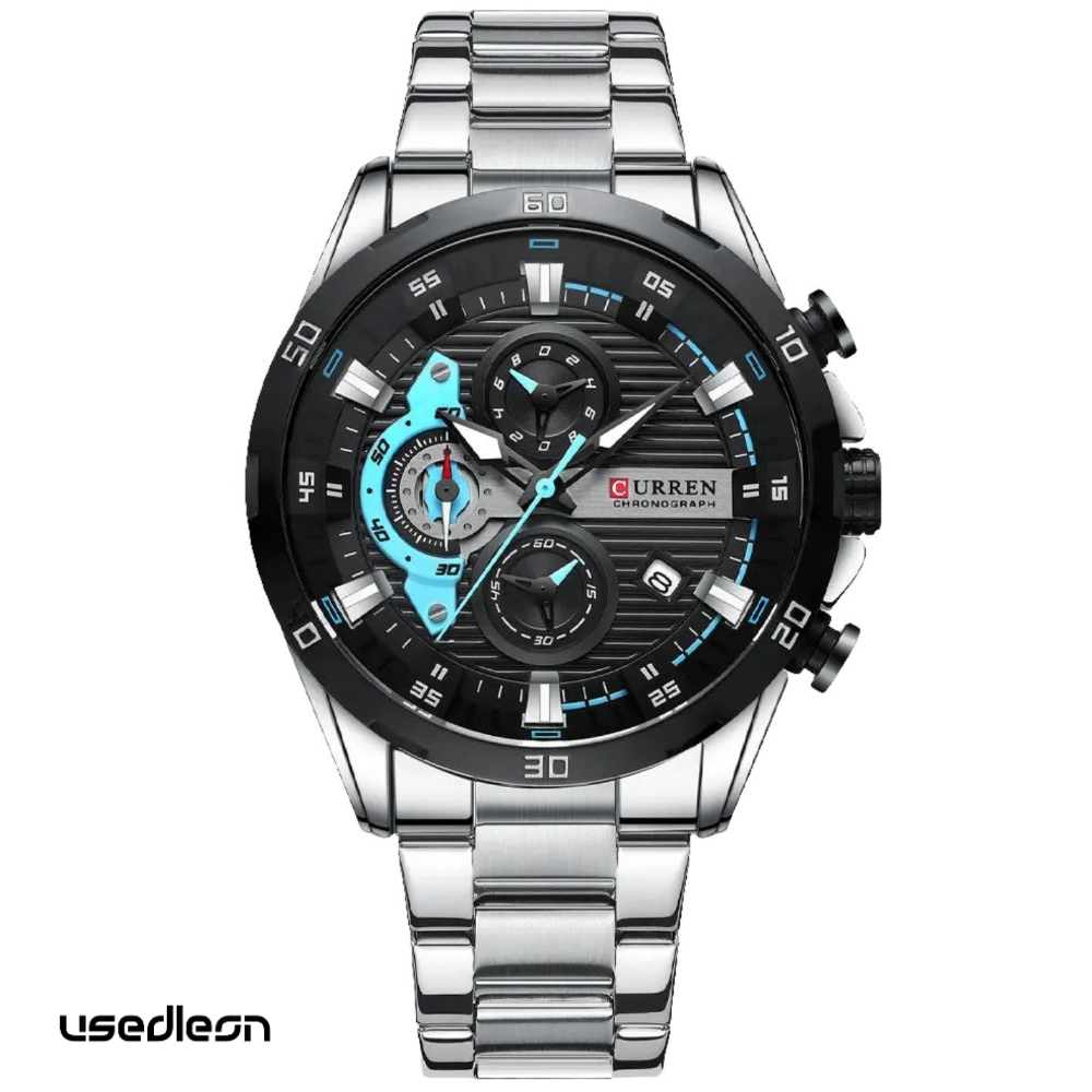 Relógio curren Chronograph -usedleon Usedleon
