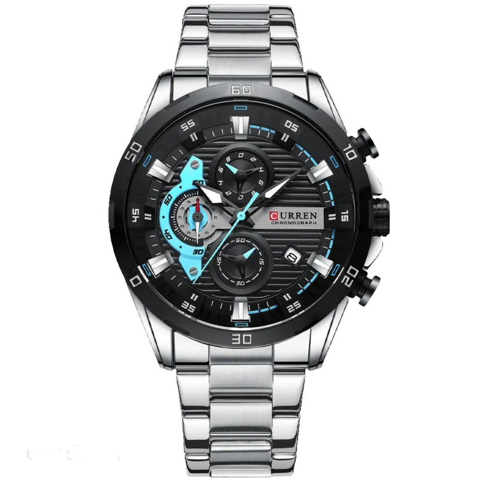Relógio curren Chronograph -usedleon Usedleon