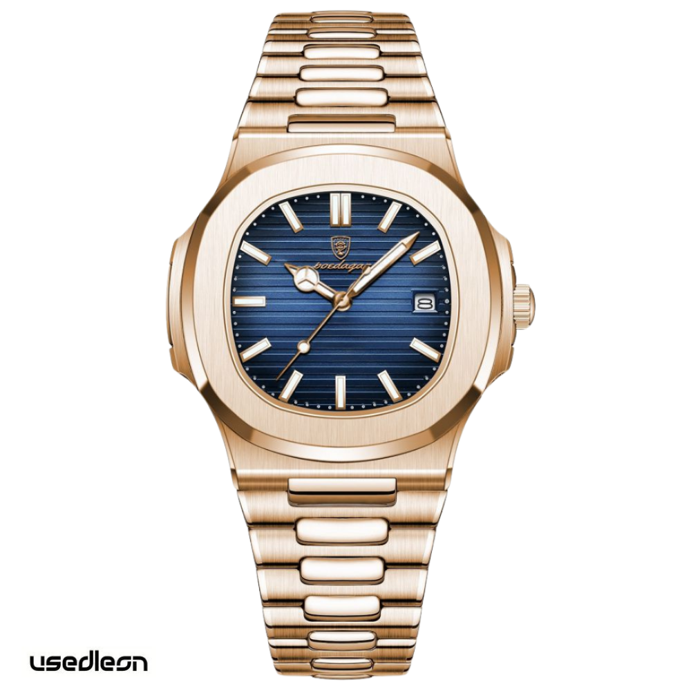 Relógio deluxe Golden-usedleon® Usedleon