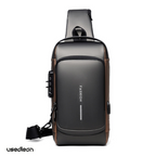 Bolsa de Ombro Antifurto com Carregamento USB Usedleon